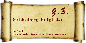 Goldemberg Brigitta névjegykártya