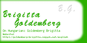 brigitta goldemberg business card